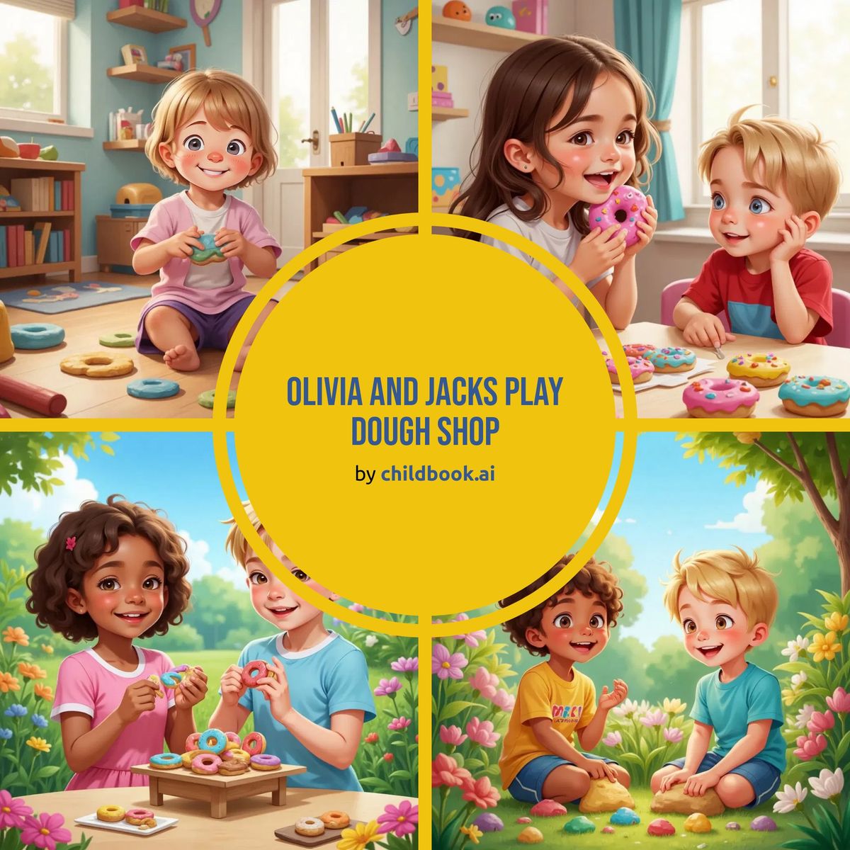 Olivia and Jacks Play Dough Shop 