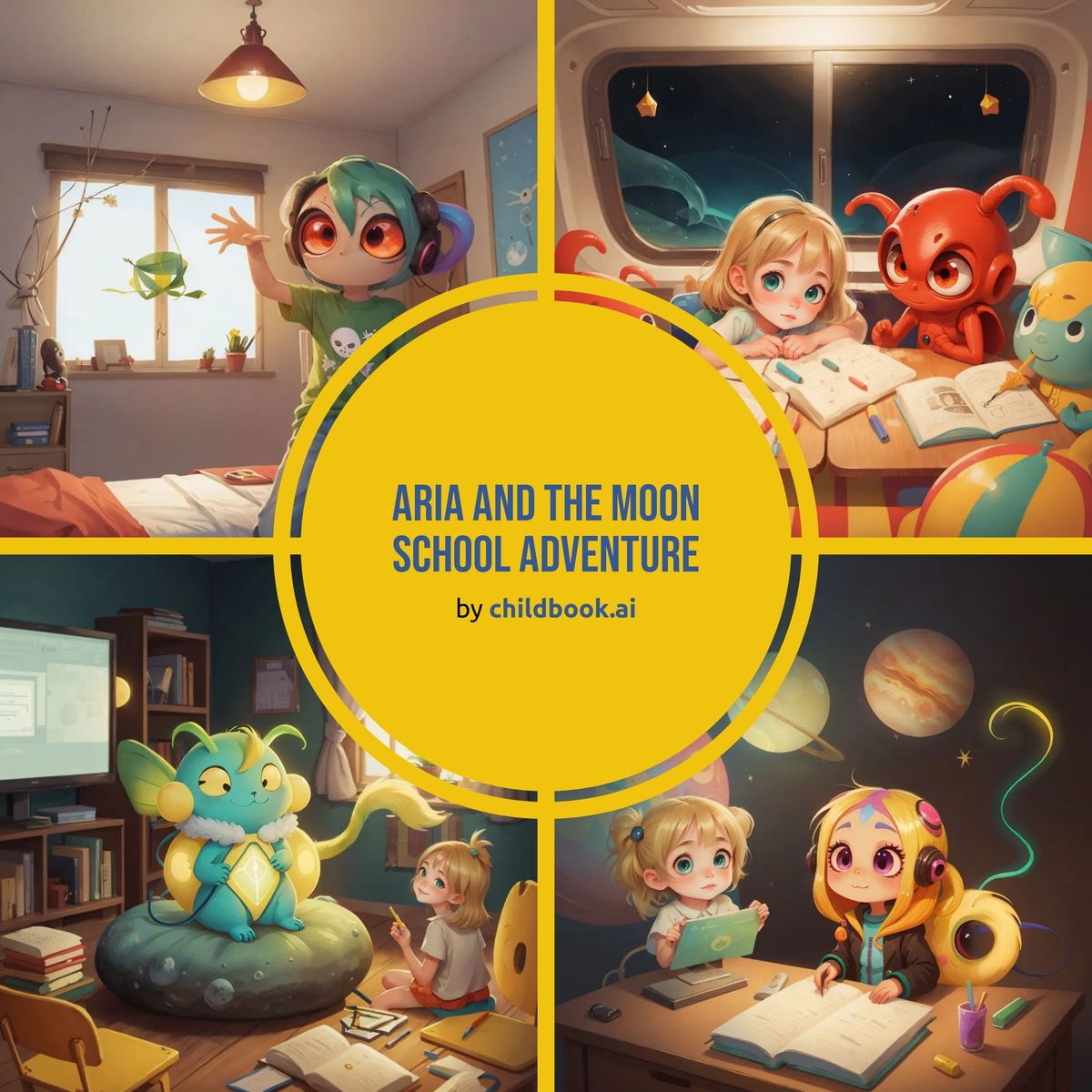 Aria and the moon school adventure