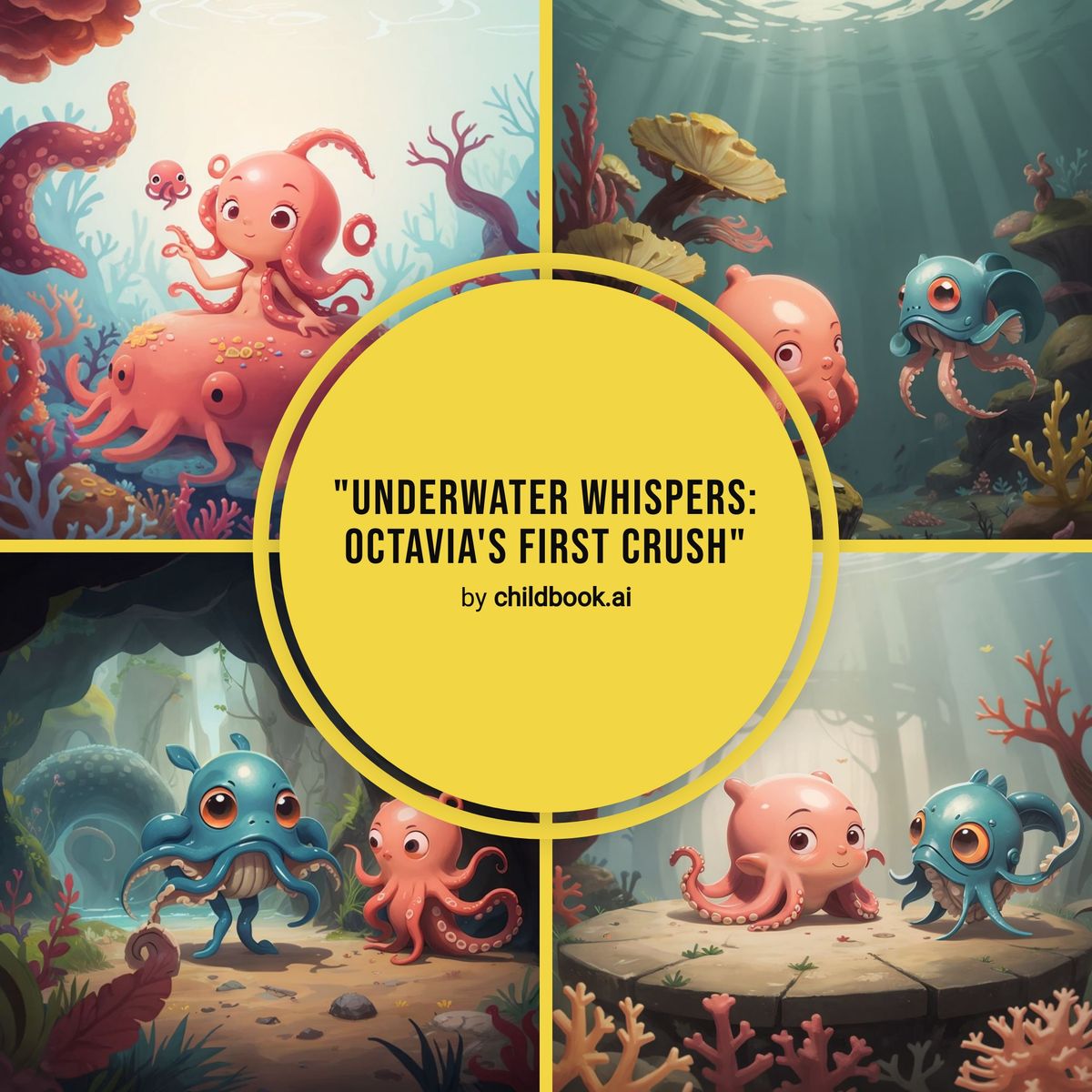 "Underwater Whispers: Octavia's First Crush"