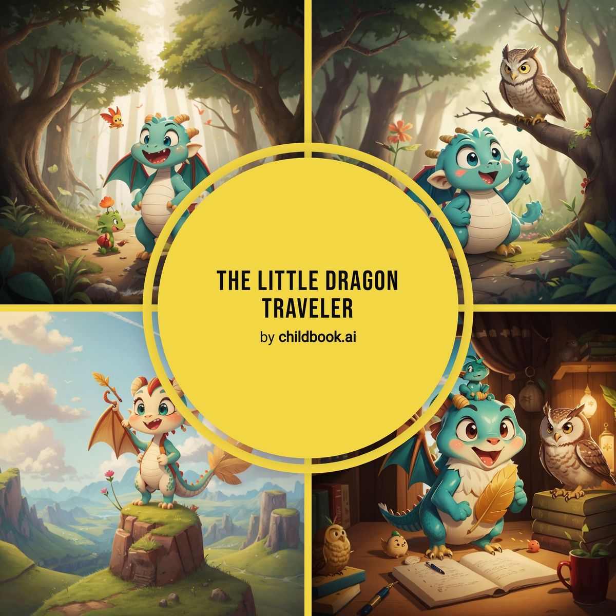 The little dragon traveler