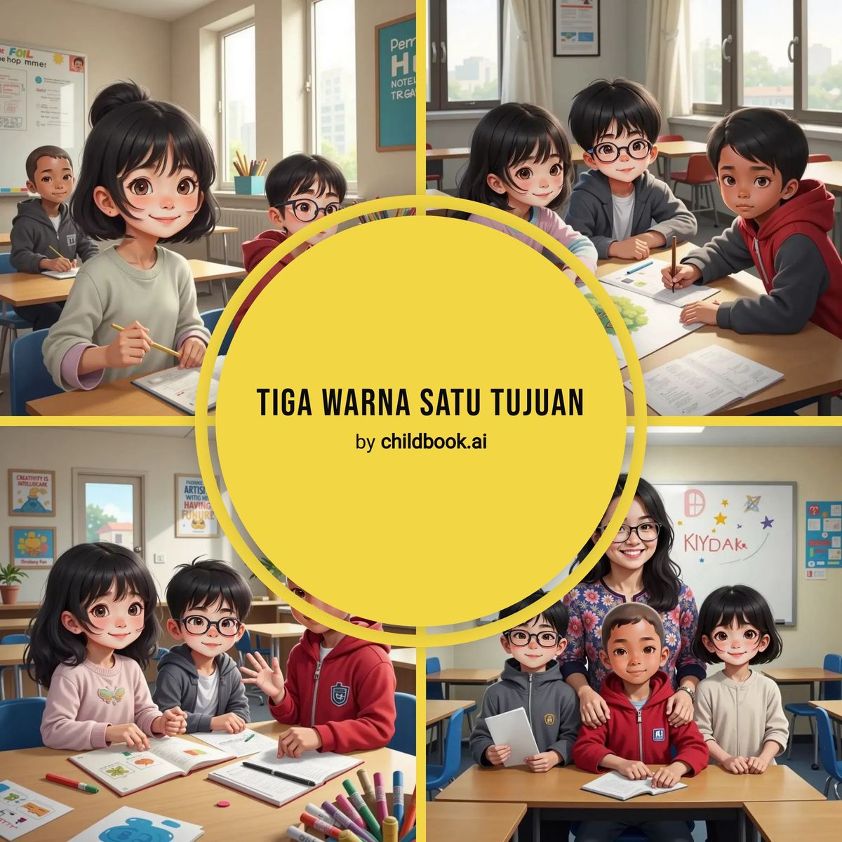 Tiga Warna Satu Tujuan