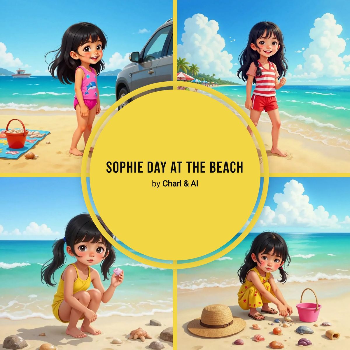 Sophie day at the beach 