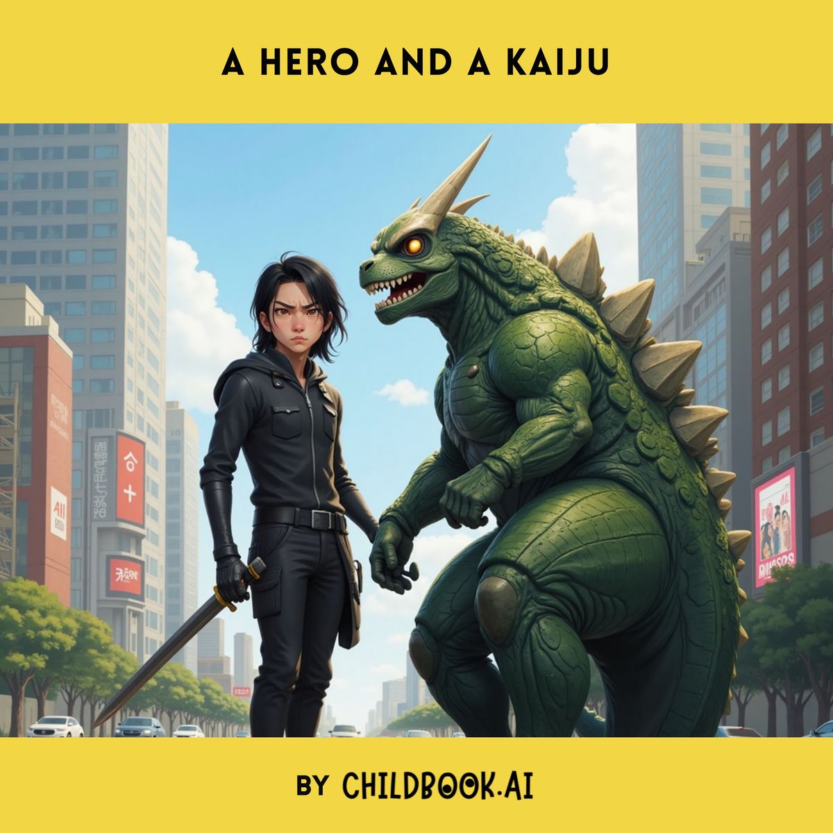 A Hero and A Kaiju