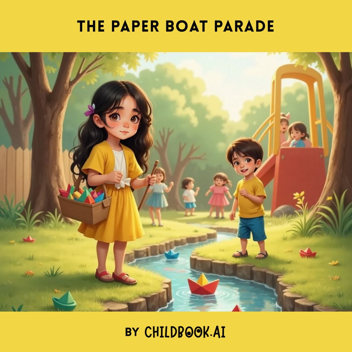 The paper boat parade