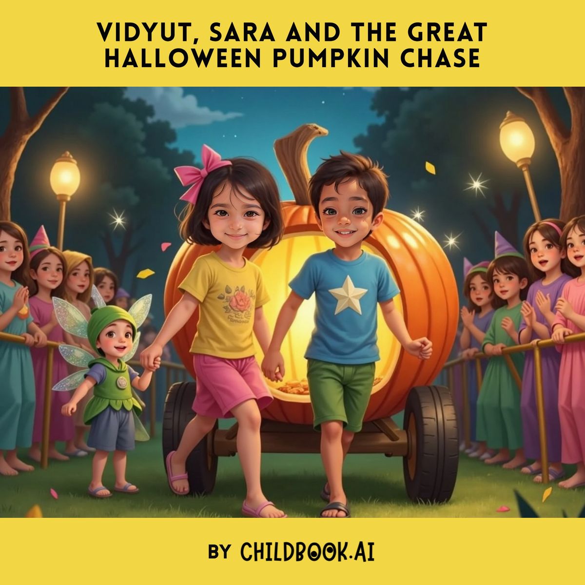 Vidyut, Sara and the great Halloween Pumpkin chase 