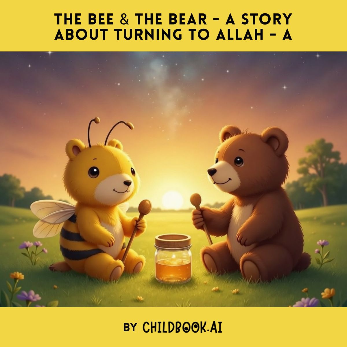  The Bee & the Bear - a story about turning to ALLAH - a sweet adventure