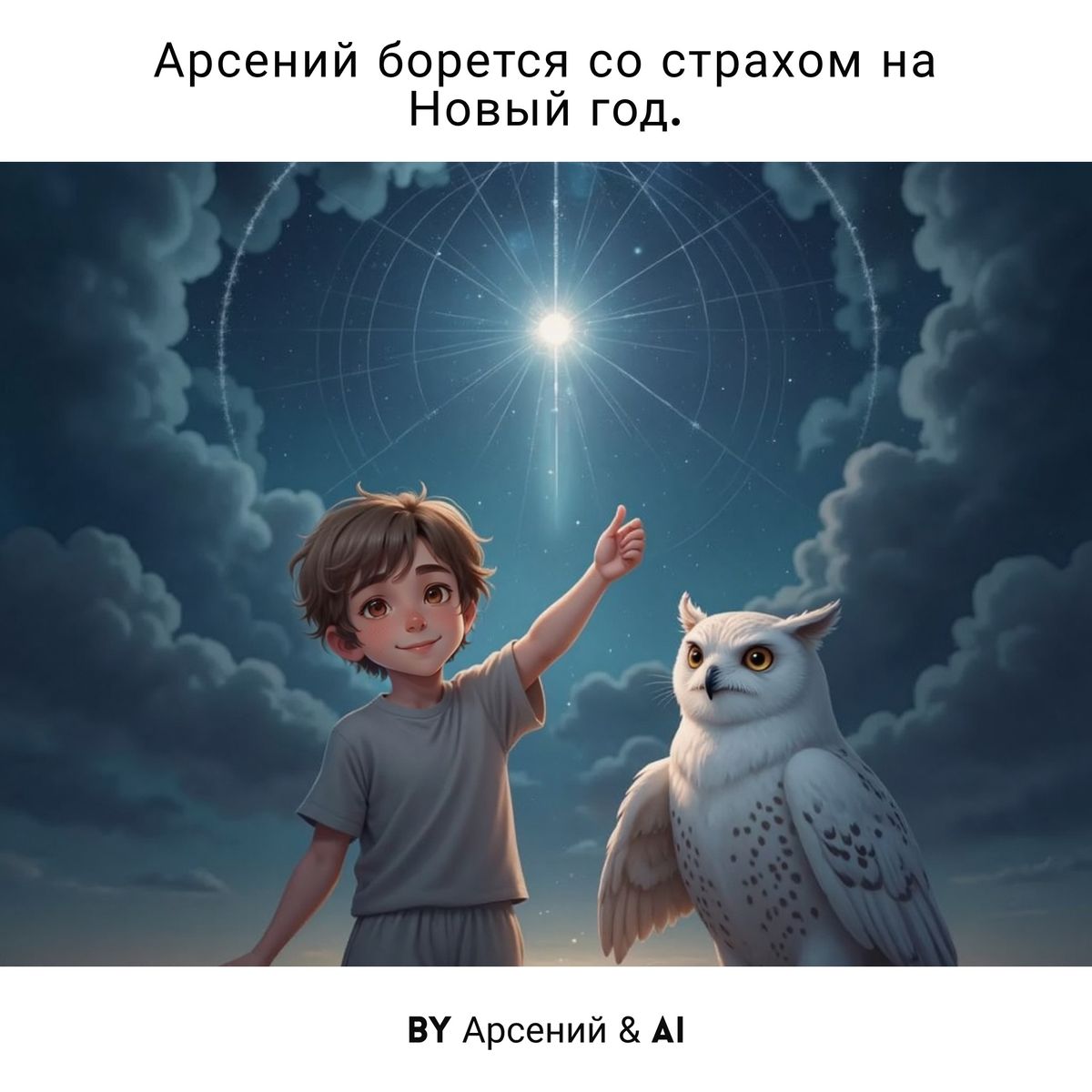 Арсений борется со страхом на Новый год.