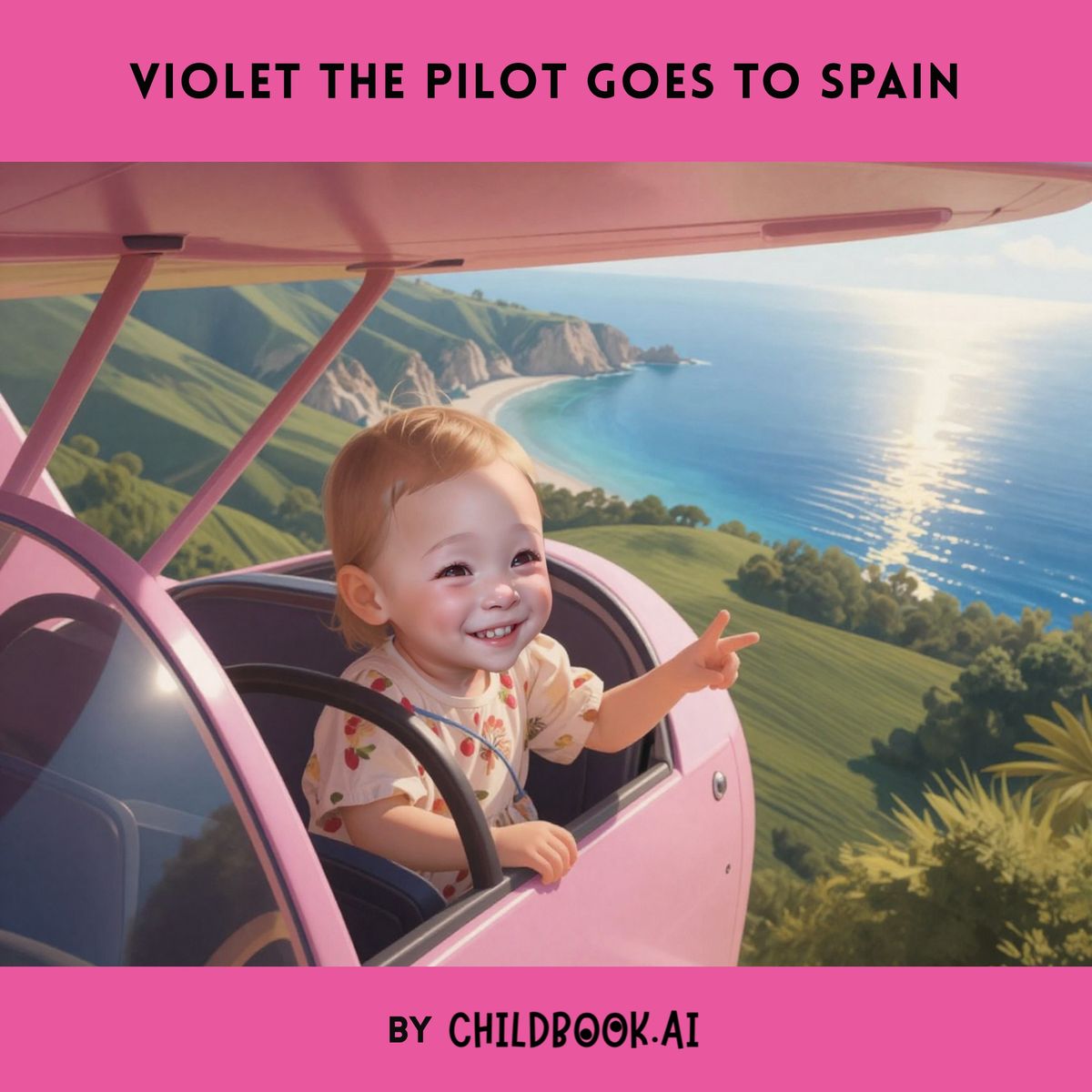 Violet The Pilot Goes to Spain