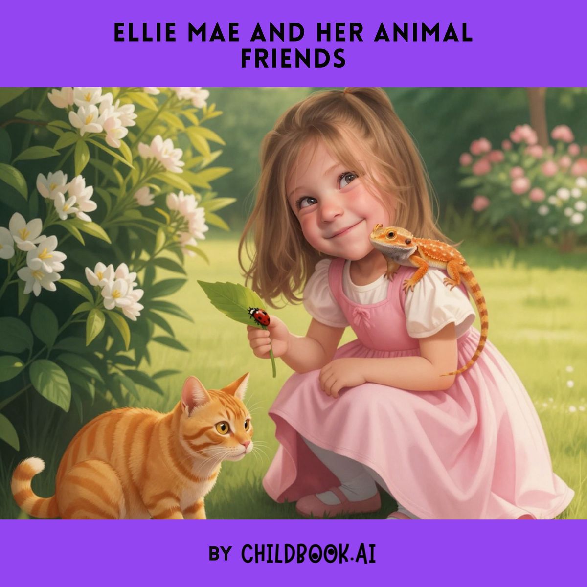 Ellie Mae and her animal friends