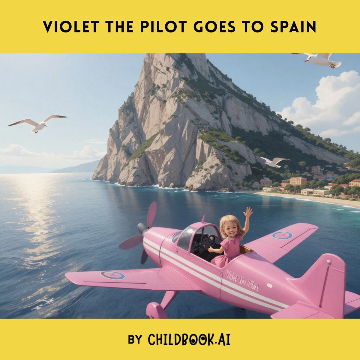 Violet The Pilot Goes To Spain