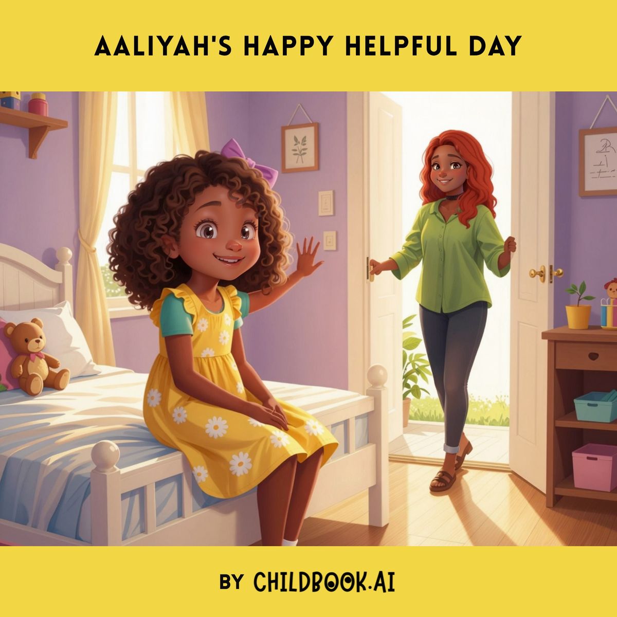 Aaliyah's happy helpful day