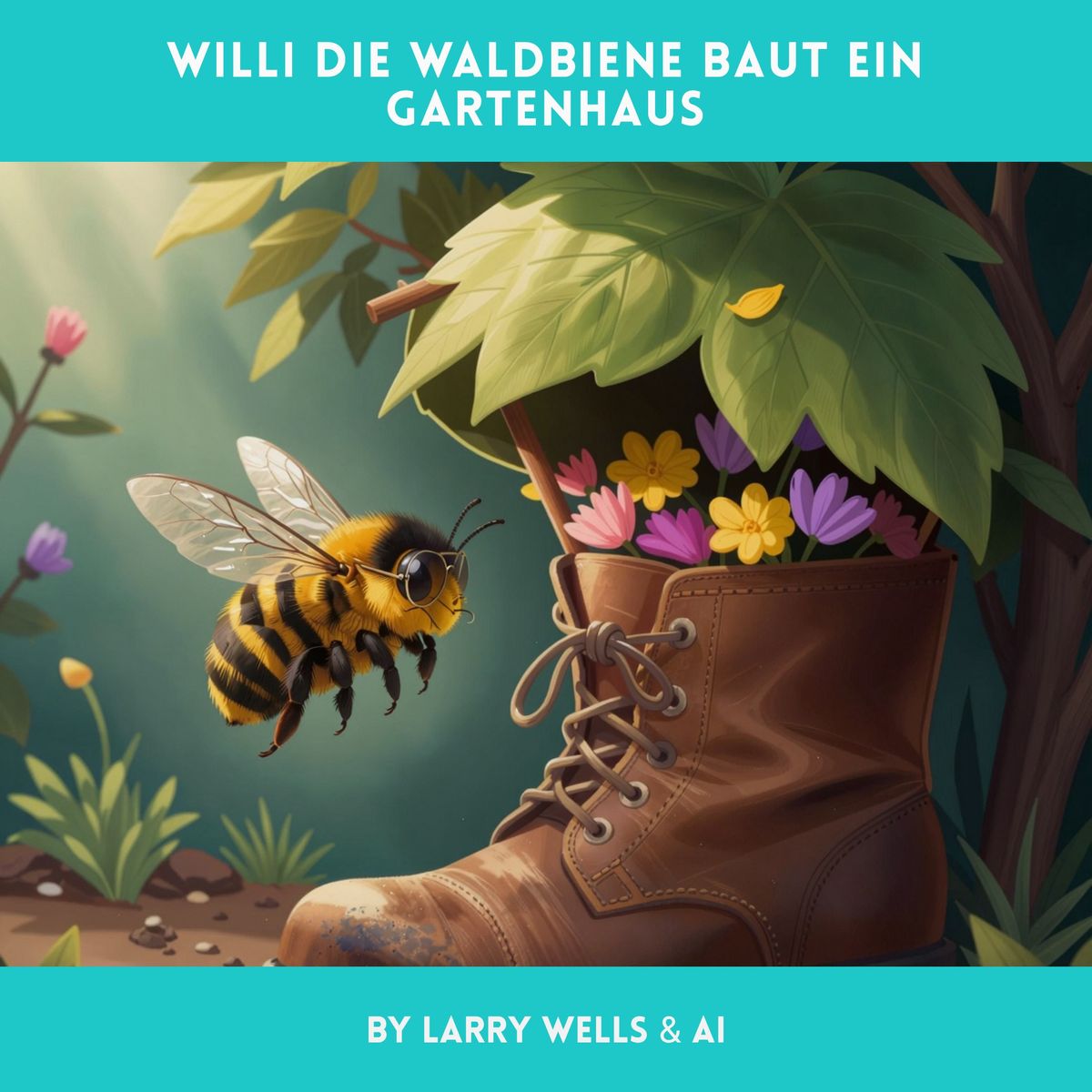 Willi die Waldbiene baut ein Gartenhaus