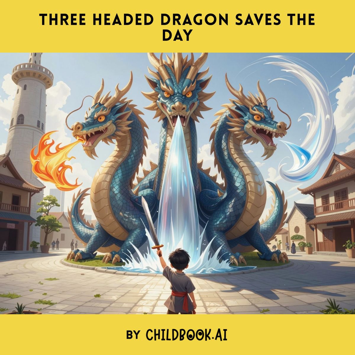 Three Headed Dragon Saves the Day
