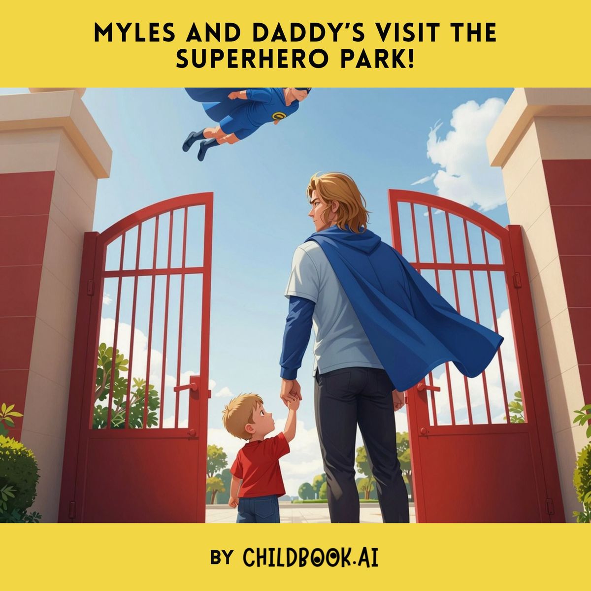 Myles and Daddy’s Visit the Superhero Park!