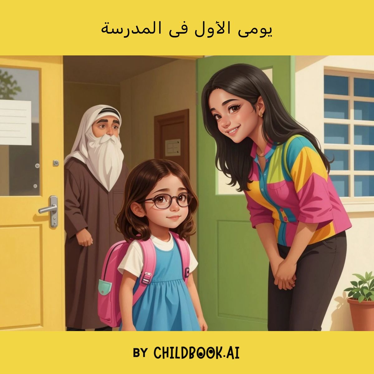 يومي الأول في المدرسة