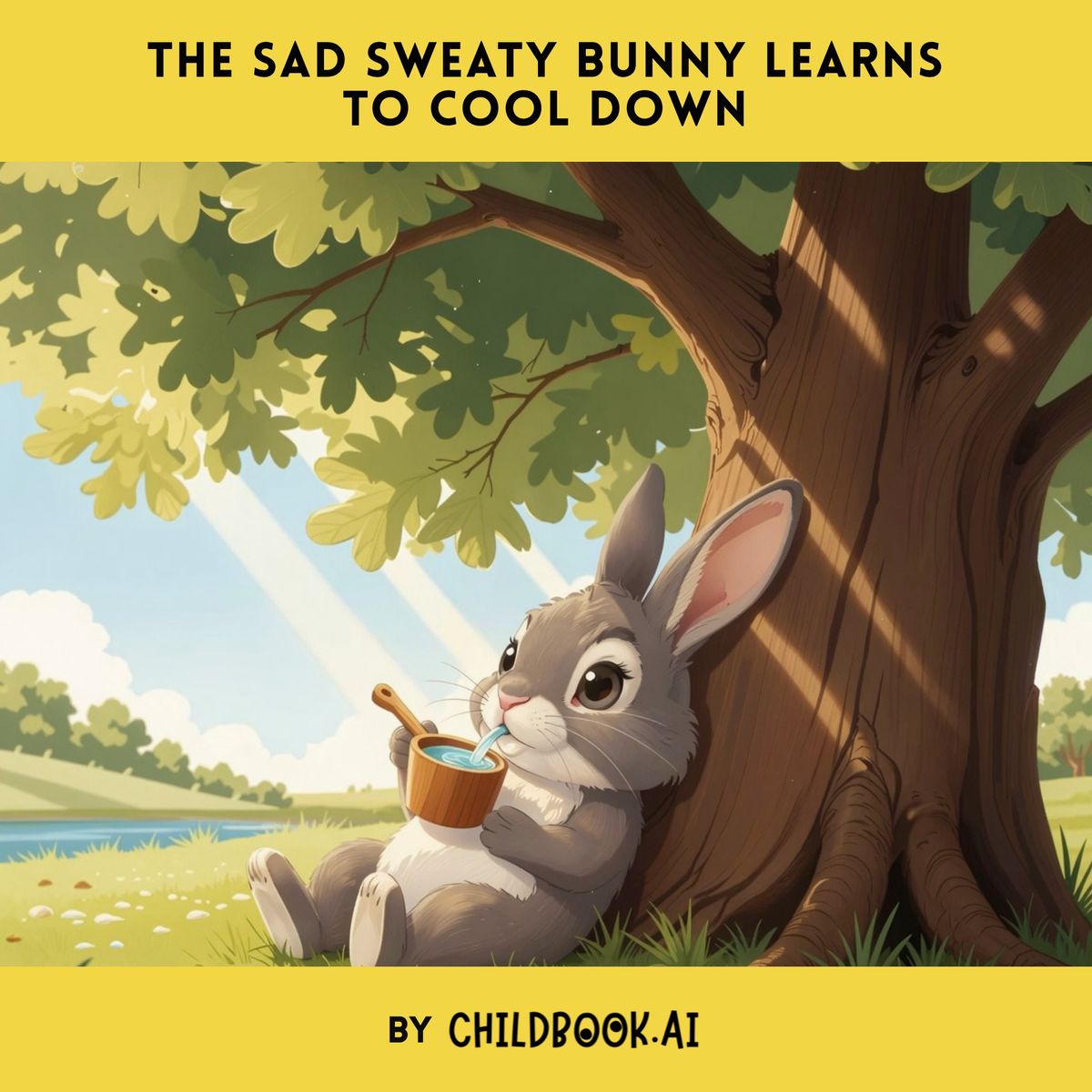 The Sad Sweaty Bunny Learns to Cool Down