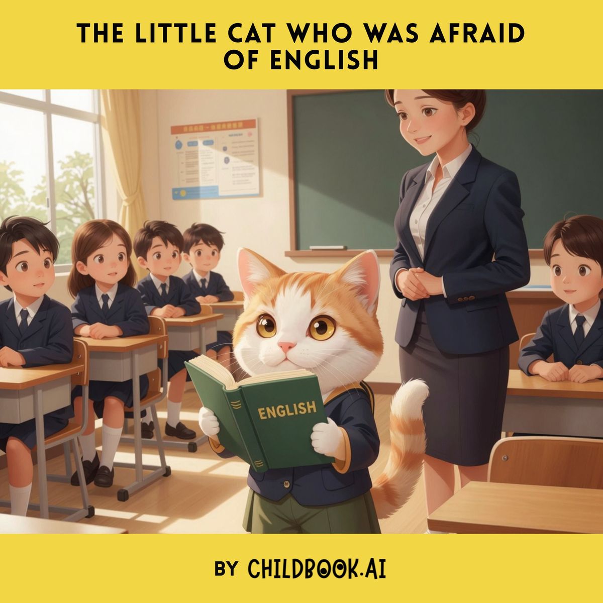The Little Cat Who Was Afraid of English