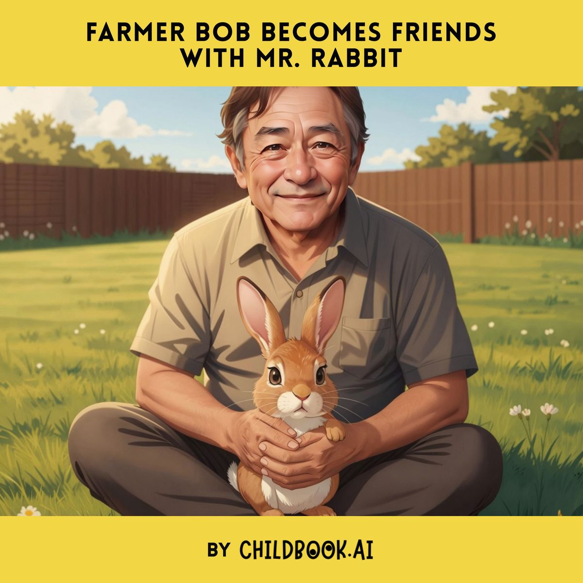 Farmer Bob Becomes Friends with Mr. Rabbit