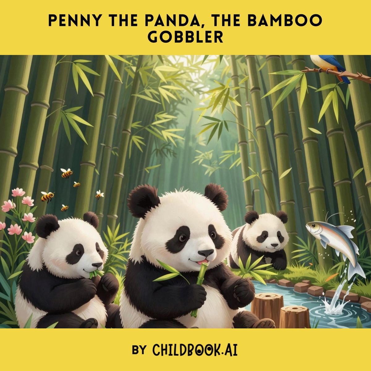 Penny the Panda, the bamboo gobbler