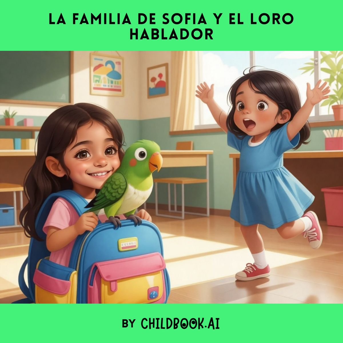 La familia de Sofía y el loro hablador