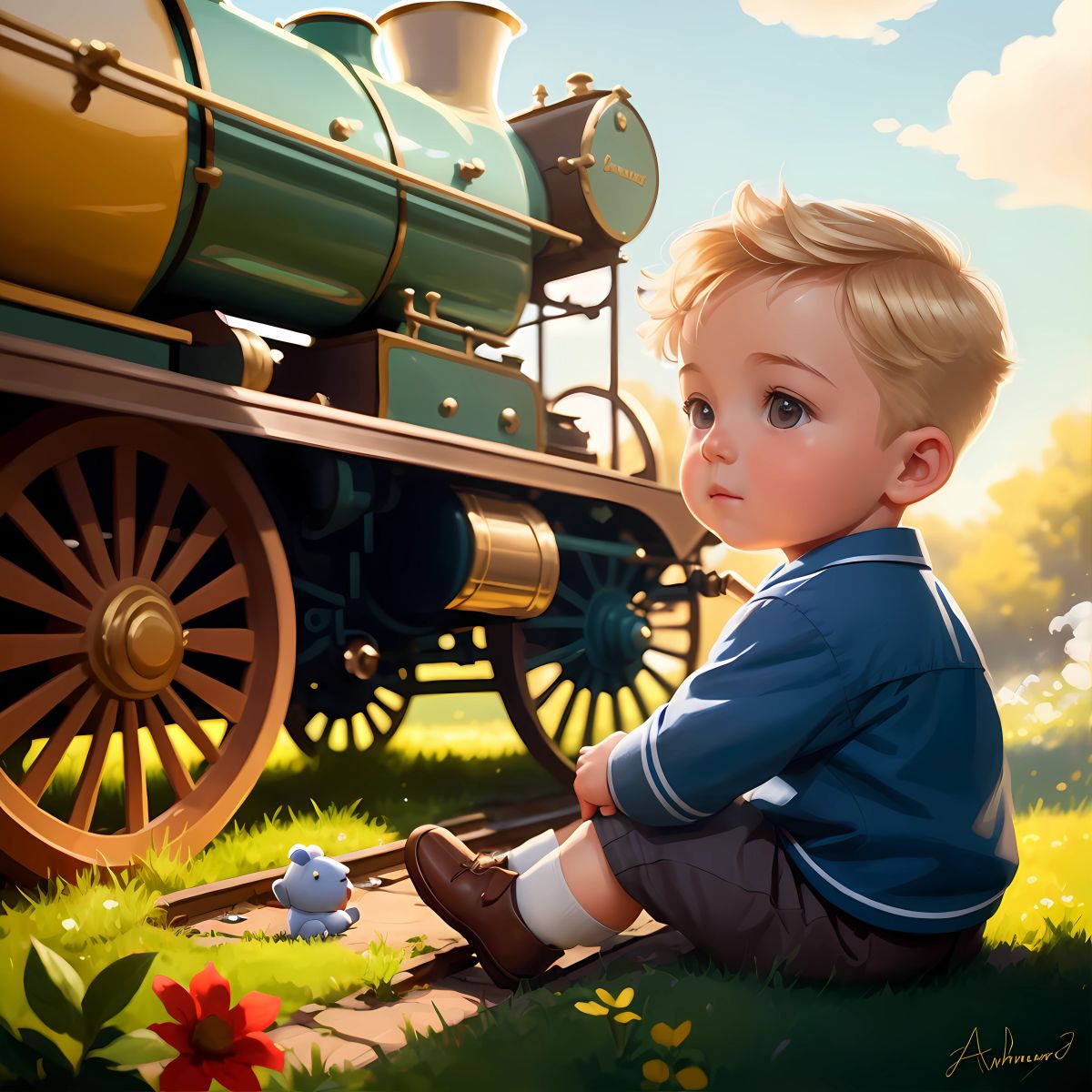 Teddy reflecting on his adventure