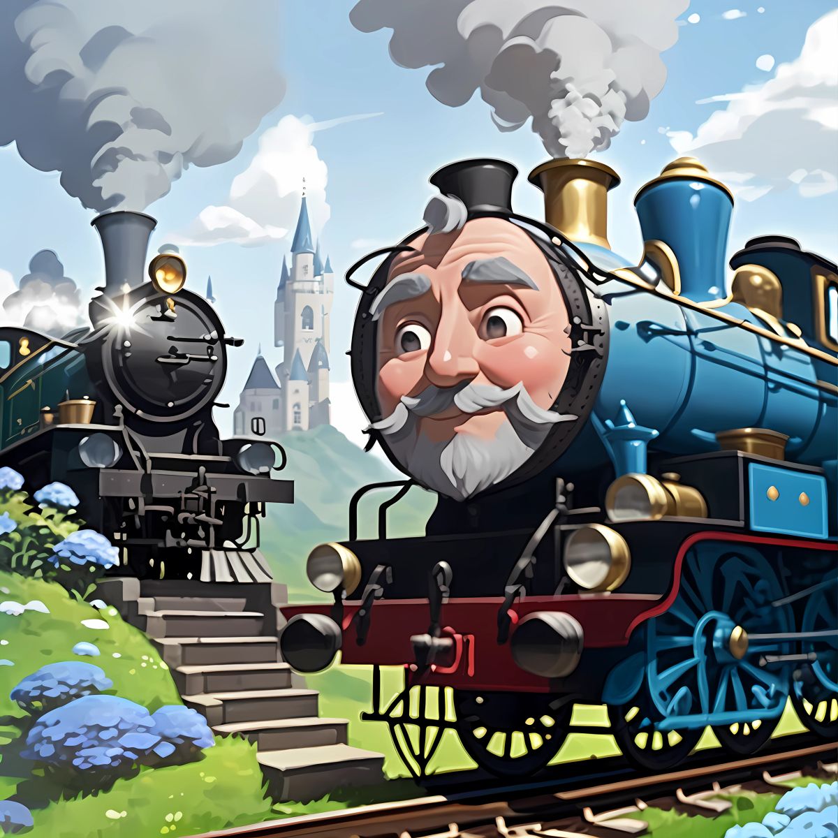 Mr. Chuffington, the train's conductor