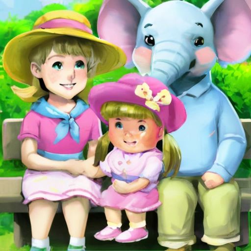 Ellie Rabbit Childbook.ai - Rabbit Ellie learns to share