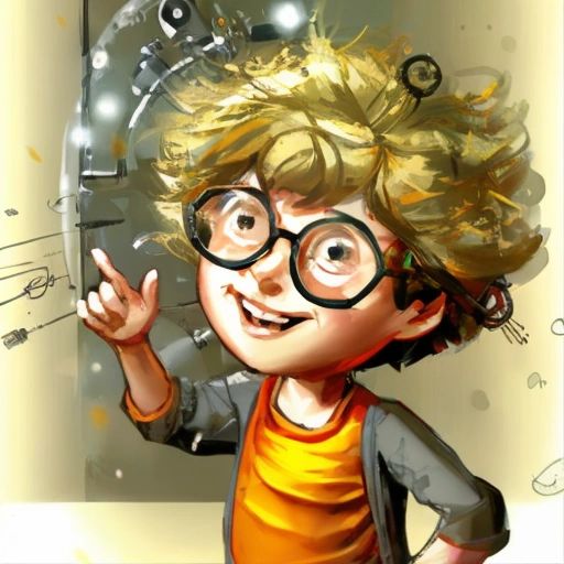 Albert standing in front of a large audience, with a confident expression on his face, pointing to a diagram of his theory of relativity.