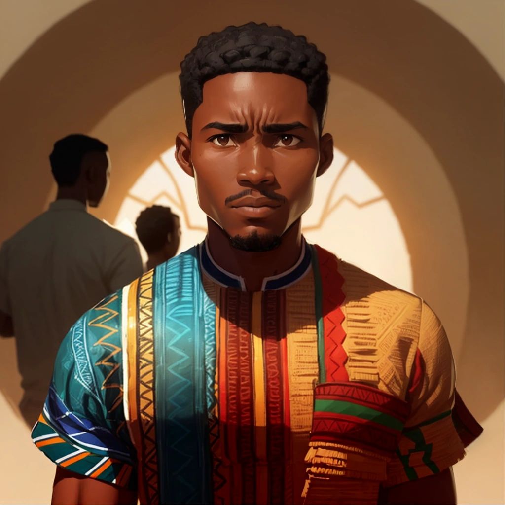 Patrice Lumumba facing challenges, his unwavering determination and unwavering spirit instrumental in overcoming the hurdles that stand in the way of his vision for a better Africa.