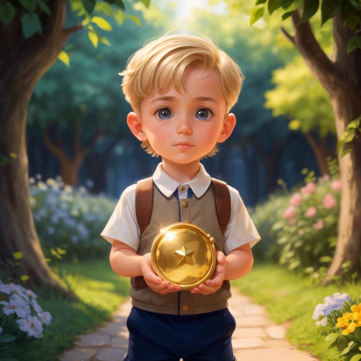 سراج is shown holding a shiny treasure, with a thoughtful expression on his face