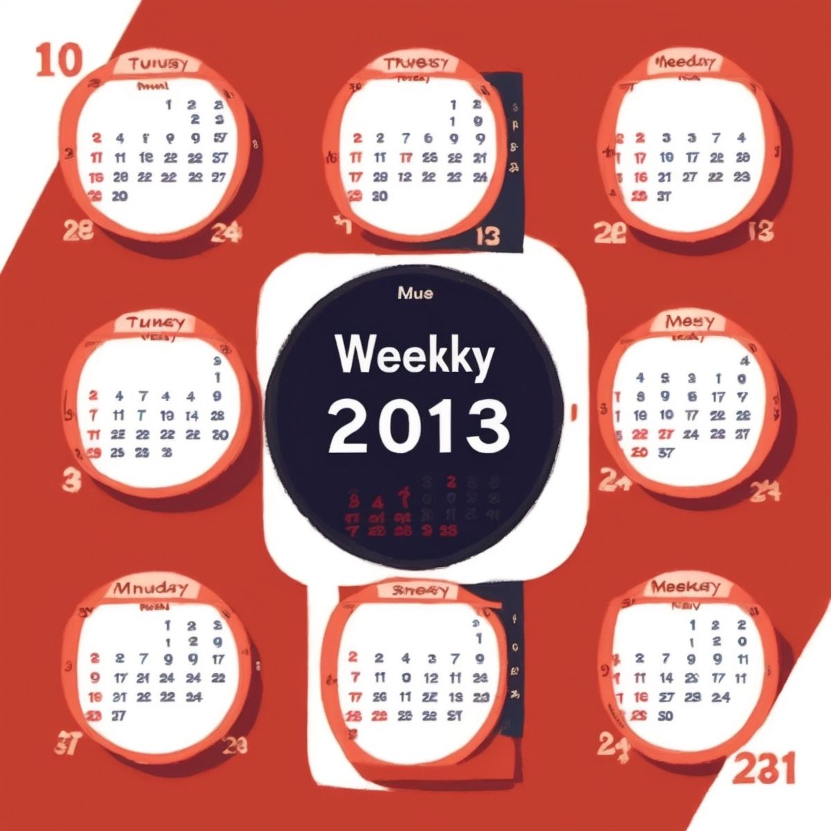 A calendar showing weeks turning into months