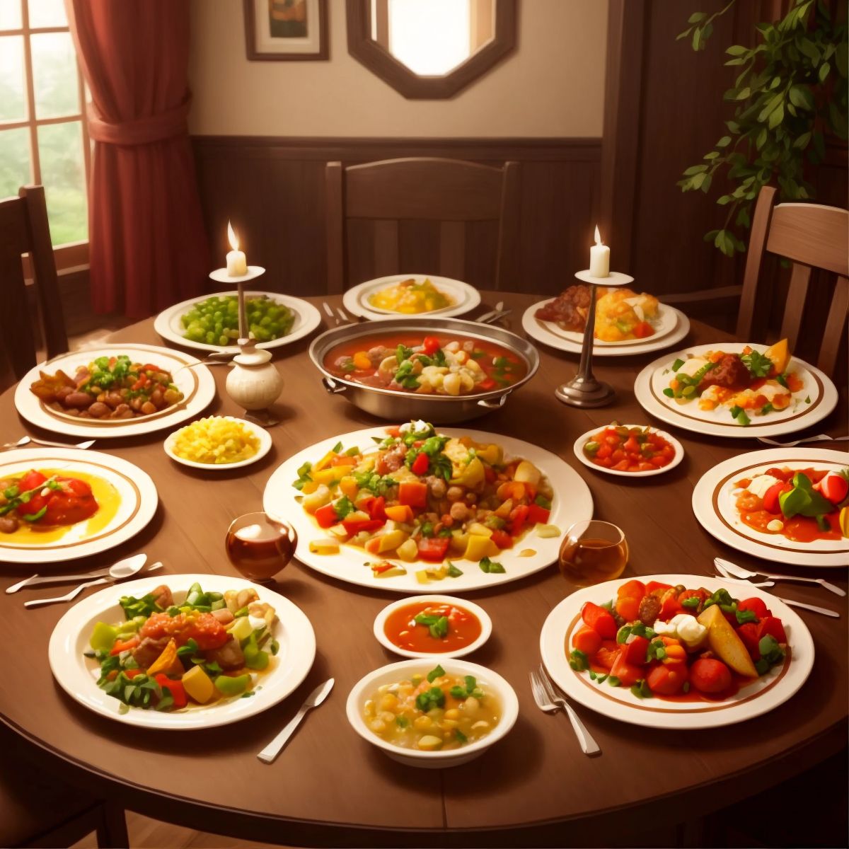 A table filled with mouthwatering dishes