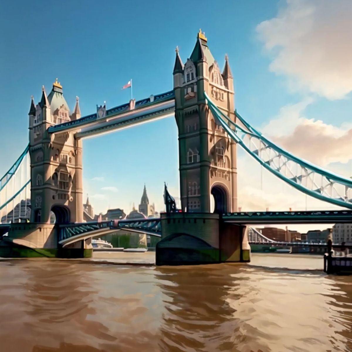 The iconic Tower Bridge