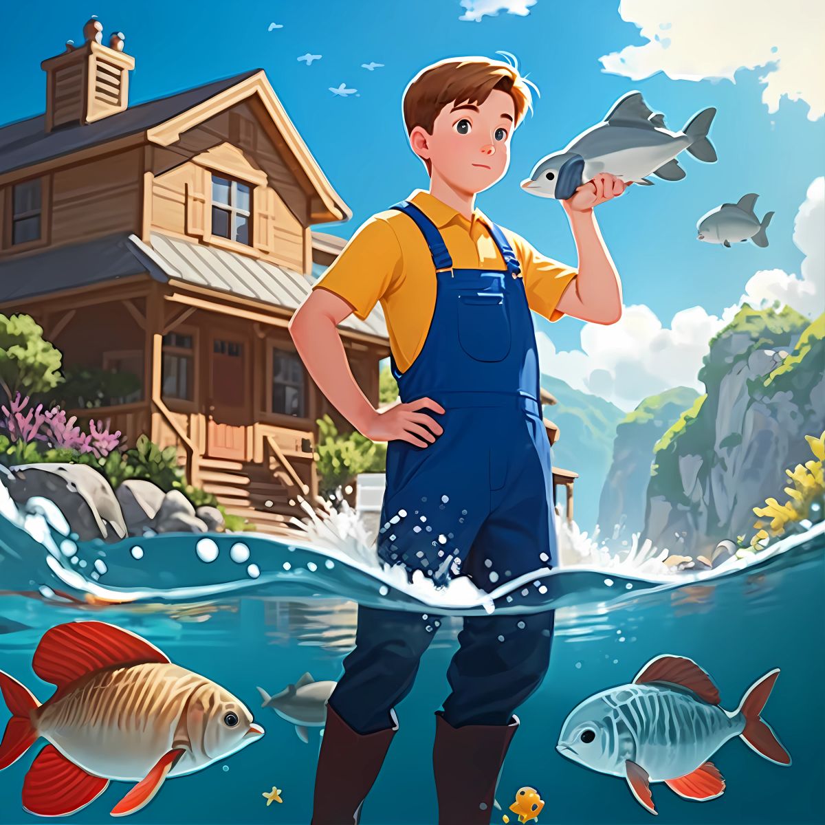Years later, Peter has grown up to be a renowned plumber. The town of Sunnyville has become a shining example of a community that protects their precious resources.