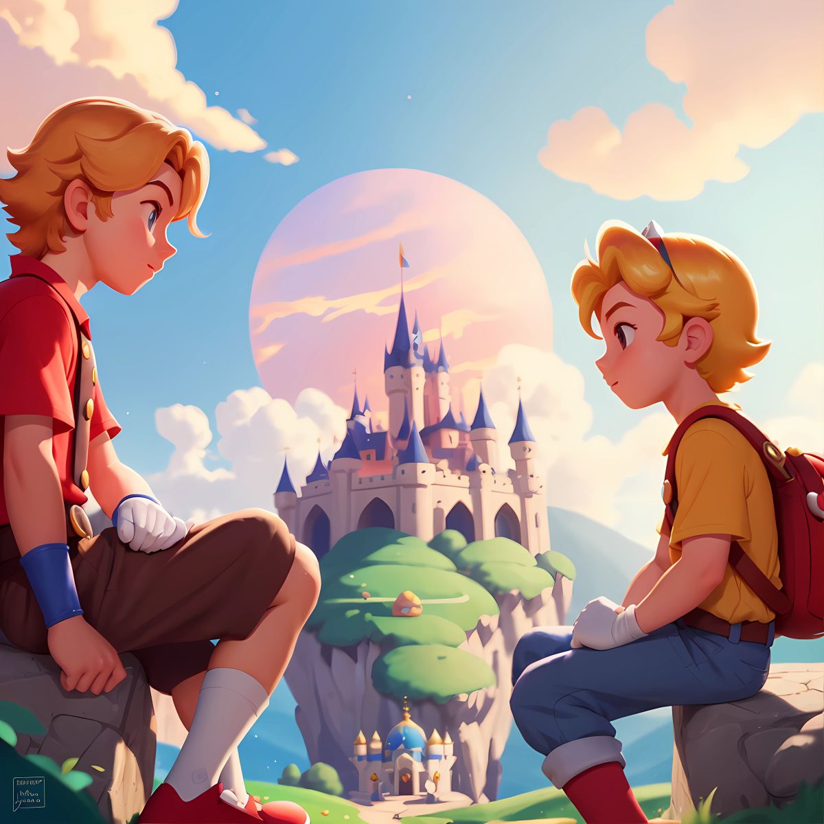 With Princess Peach safe, Alex reflects on his growth and the bond he has formed with Mario. He realizes that he is capable of achieving great things and that their friendship will endure forever.