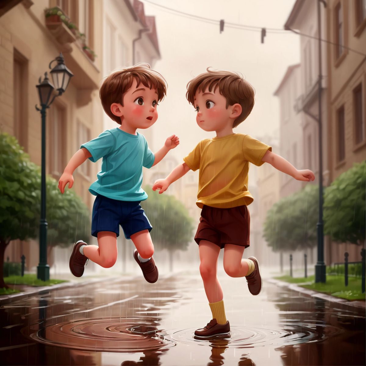 Childbook.ai - Riley and Penny's Rainy Day Quest