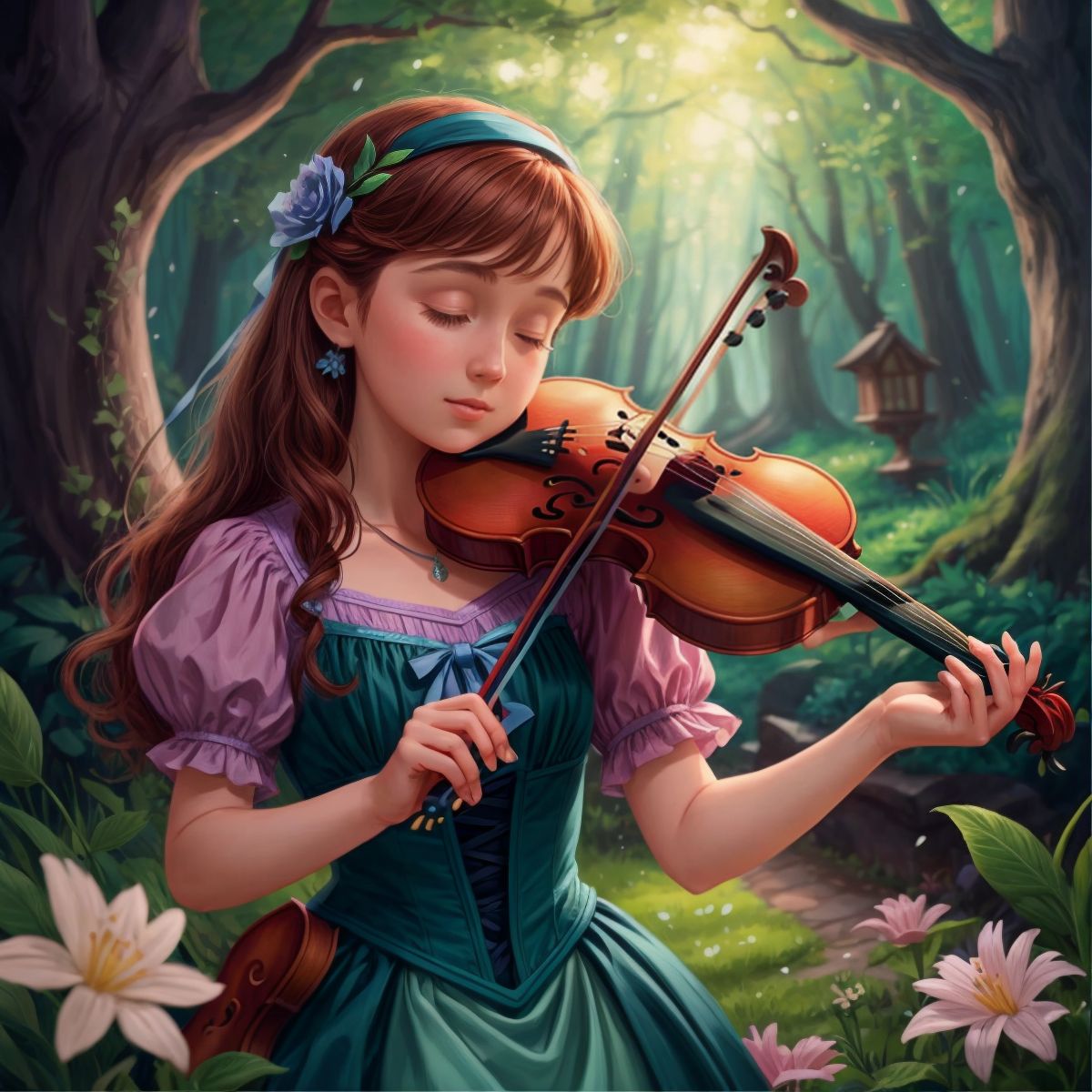 An enchanted violin