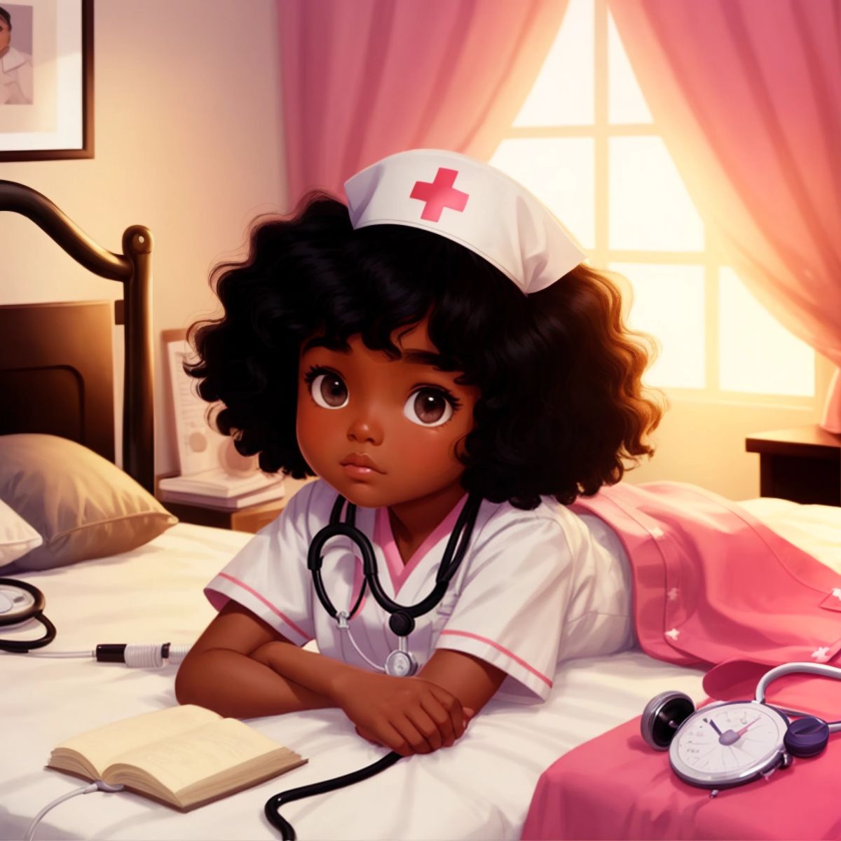 Childbook.ai - Nurse Lovie Love to take care of the kids