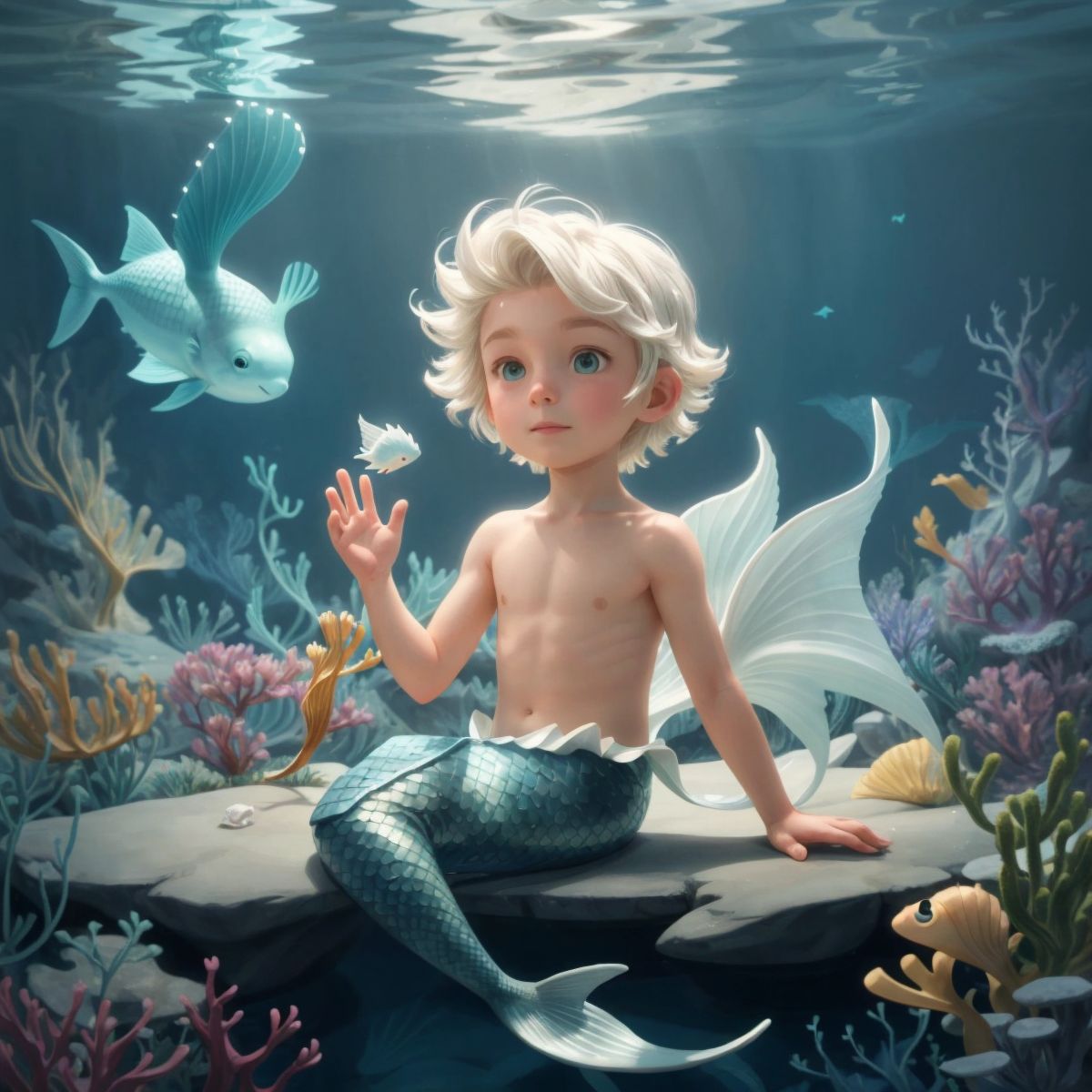 Finn alone, with a reflective and grateful expression, surrounded by mementos of his journey.