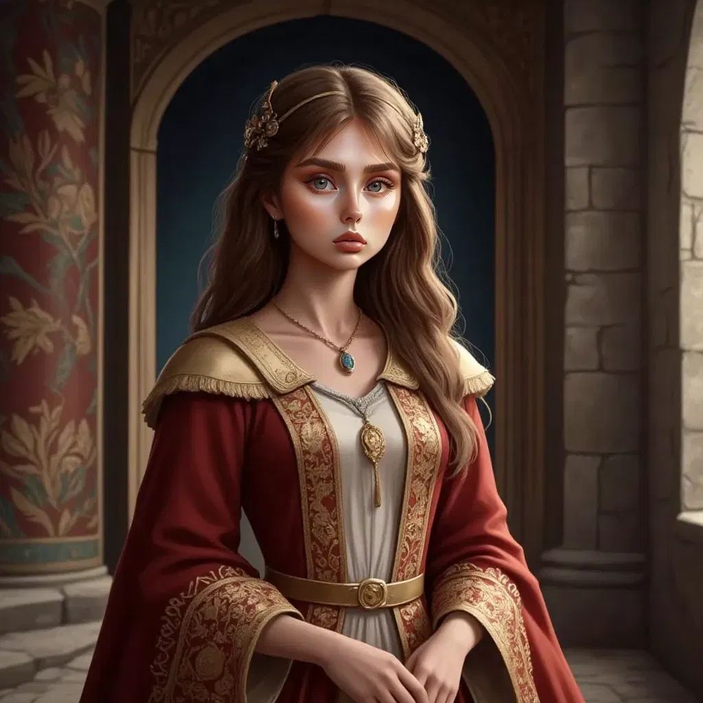 Osyth as an Anglo-Saxon Princess aged 17