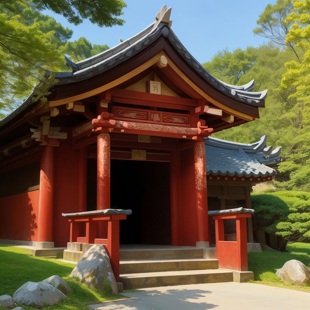 松嶺鄧公祠 with detailed carvings depicting historical tales.